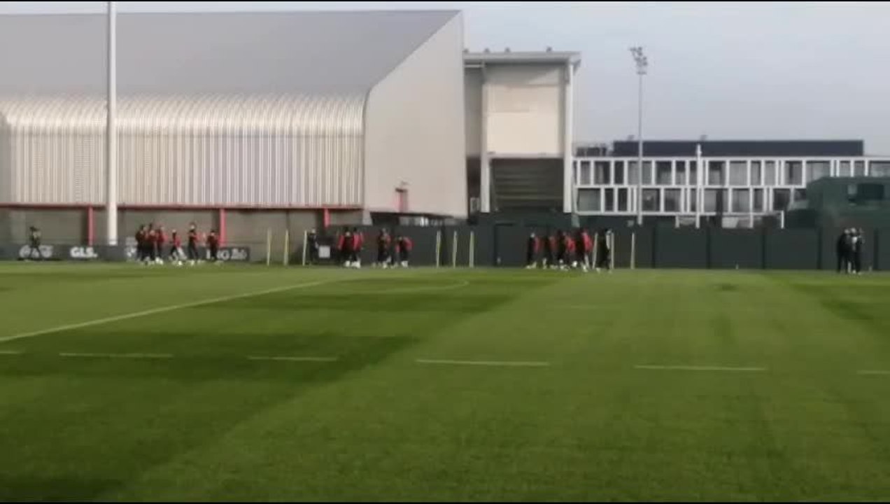 Nations League: les Diables rouges s'entraînent à la veille d'affronter l'Italie