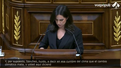 Vox critica a Sánchez por decir que "el cambio climático mata"