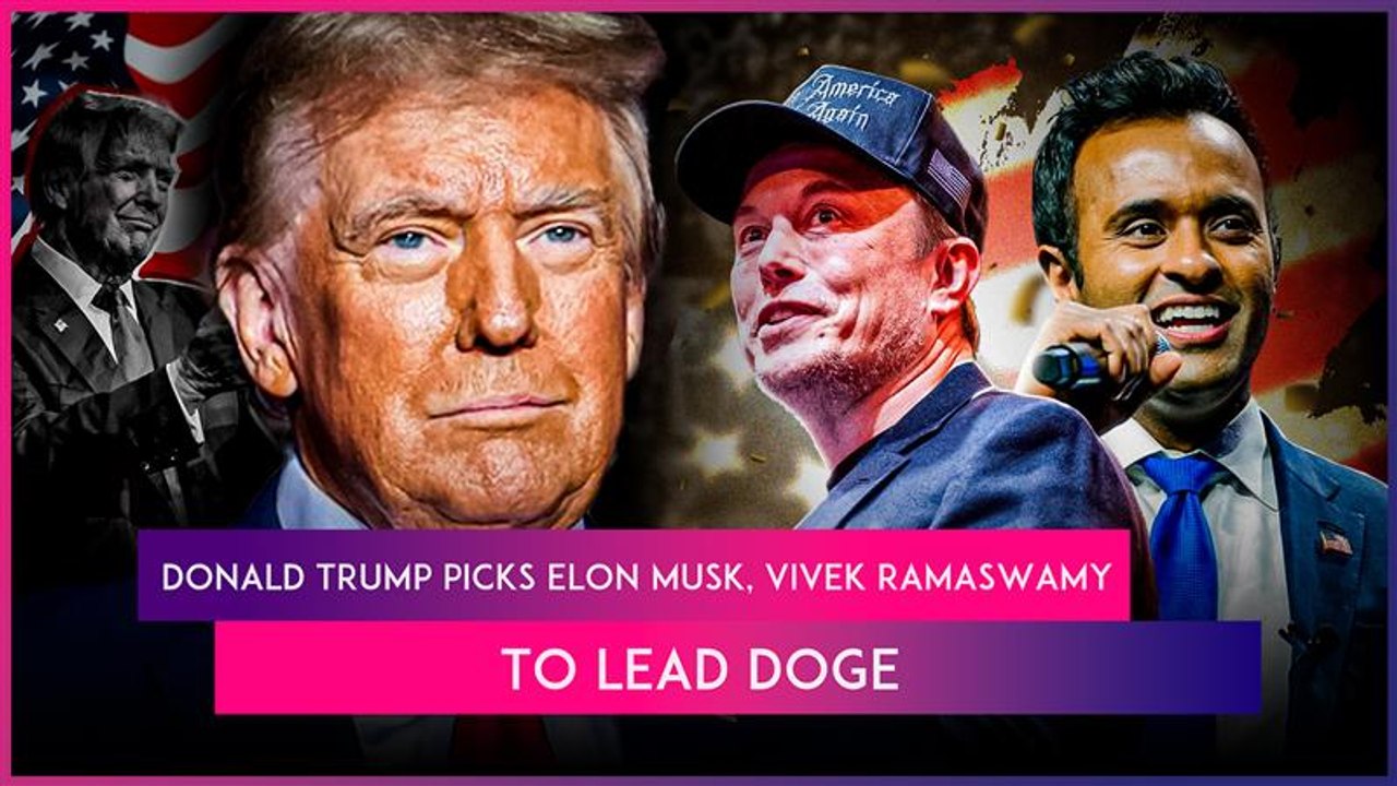 Donald Trump Picks Elon Musk, Vivek Ramaswamy To Lead Department Of Government Efficiency (DOGE)