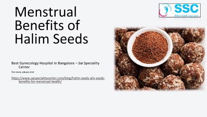 Benefits of Halim Seeds for Females - Sai Speciality Center