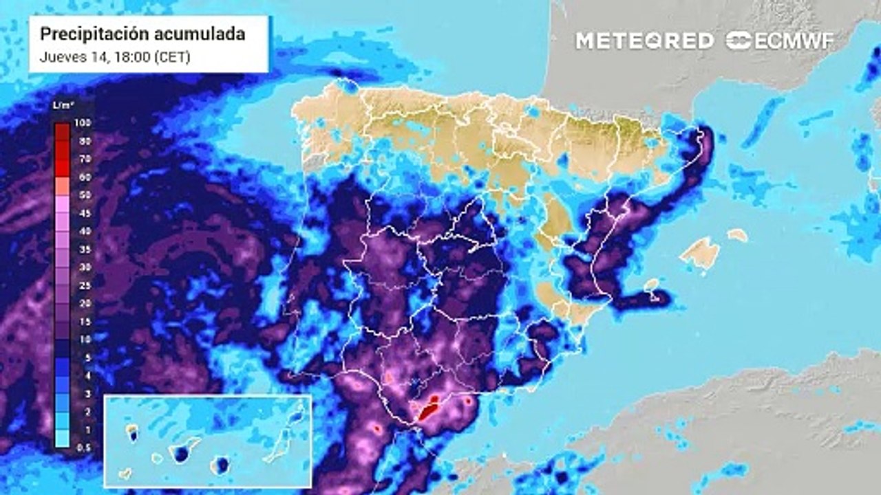 La DANA pasará a ser una BFA: se esperan lluvias muy fuertes en estas zonas en las próximas horas