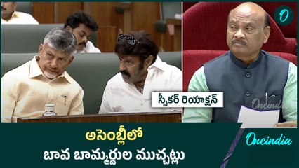 ఏపీ అసెంబ్లీలో అరుదైన దృశ్యాలు | Balayya - Chandrbabu 😍 | AP Assembly | Oneindia Telugu