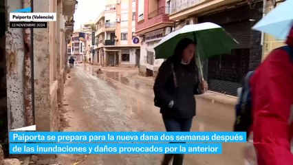 Paiporta se prepara para la nueva dana