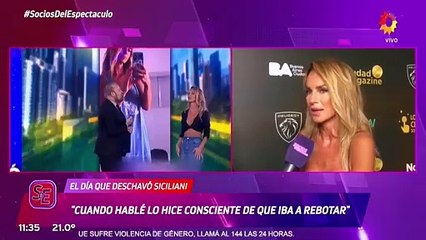 Sabrina Rojas y su incómoda reacción cuando le preguntaron si seguía teniendo encuentros con Luciano Castro