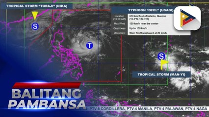 Bagyong #OfelPH, nagbabantang tumama sa eastern coast ng Isabela at Cagayan;