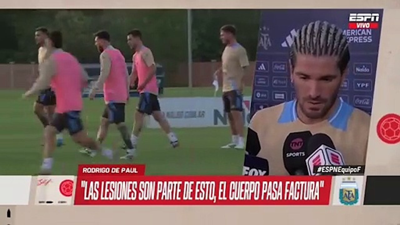 "Hay que esforzarse": De Paul marcó posición respecto del episodio de Spreen en Deportivo Riestra