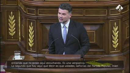 El ataque sin piedad de Rufián a Mazón: "Cuando cambias bomberos por toreros..."