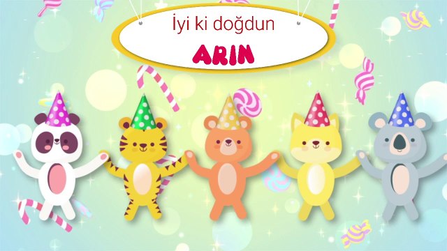 İyi ki doğdun ARIN - İsme Özel Doğum Günü Şarkısı (FULL VERSİYON) (REKLAMSIZ)