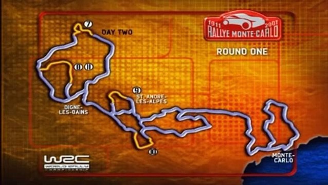 WRC 2001 - Monte Carlo Rally - Highlights