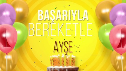 İyi ki doğdun AYŞE - İsme Özel Doğum Günü Şarkısı (FULL VERSİYON)