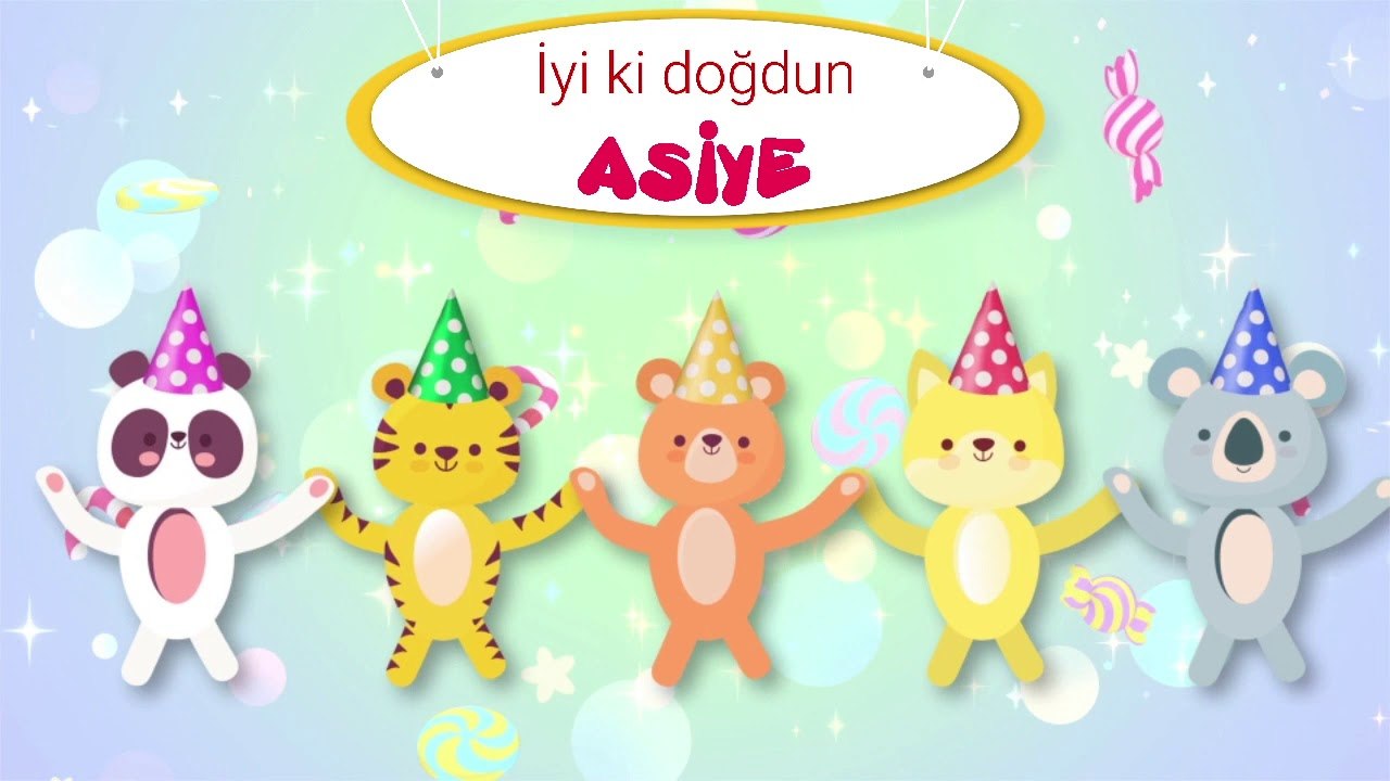 İyi ki doğdun ASİYE - İsme Özel Doğum Günü Şarkısı (FULL VERSİYON) (REKLAMSIZ)