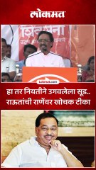 हा तर नियतीने उगवलेला सूड राऊतांची राणेंवर खोचक टीका-