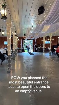 Preparou o casamento dos seus sonhos... mas ninguém apareceu para ver