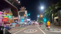 AROUND PATTAYA  - DRIVE ON BEACH ROAD TO WALKING STREET