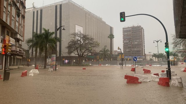 La DANA golpea Málaga: inundaciones en pleno centro