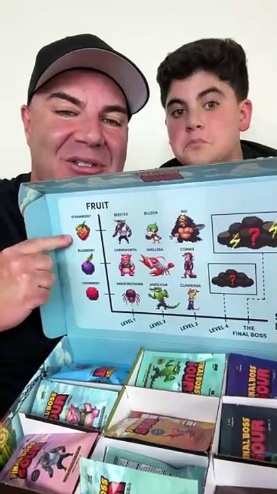 Final Boss Sour‼️ #sour #fruit #game #games #father #son #family #fun #bigjustice #boom @London Lazerson
