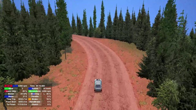 Richard Burns Rally: Pikes Peak Gravel in a Peugeot 205 T16 GrpB (XBox Controller)
