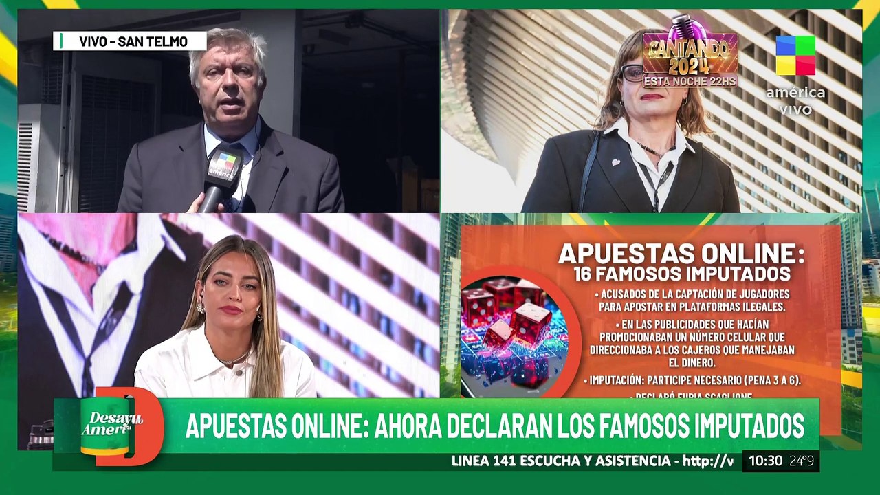 Apuestas online: empezaron a declarar los famosos imputados