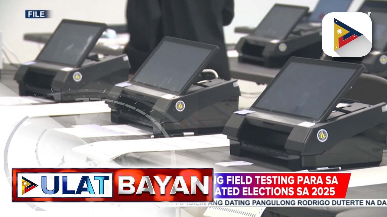 Comelec, magsasagawa ng field testing para sa mga makina at buong sistema na gagamitin sa automated elections sa 2025