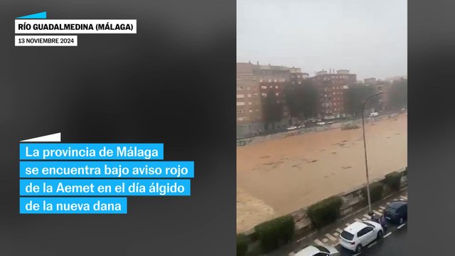 Inundaciones en Málaga y una manga marina en Marbella a causa de la dana