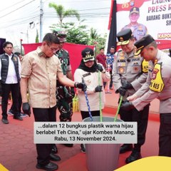 Herkules jadi Kurir Narkoba di Bengkalis, Diringkus Polda Riau dengan 15,6 Kg Sabu