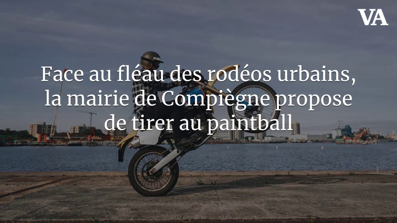 Face au fléau des rodéos urbains, la mairie de Compiègne propose de tirer au paintball