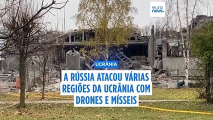 Rússia volta a atacar Kiev com mísseis e drones