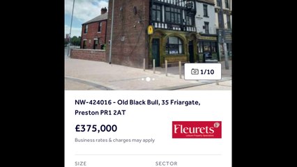 The Old Black Bull, Preston