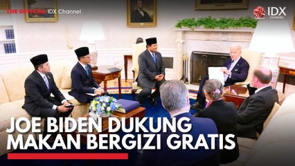 Joe Biden Dukung Makan Bergizi Gratis
