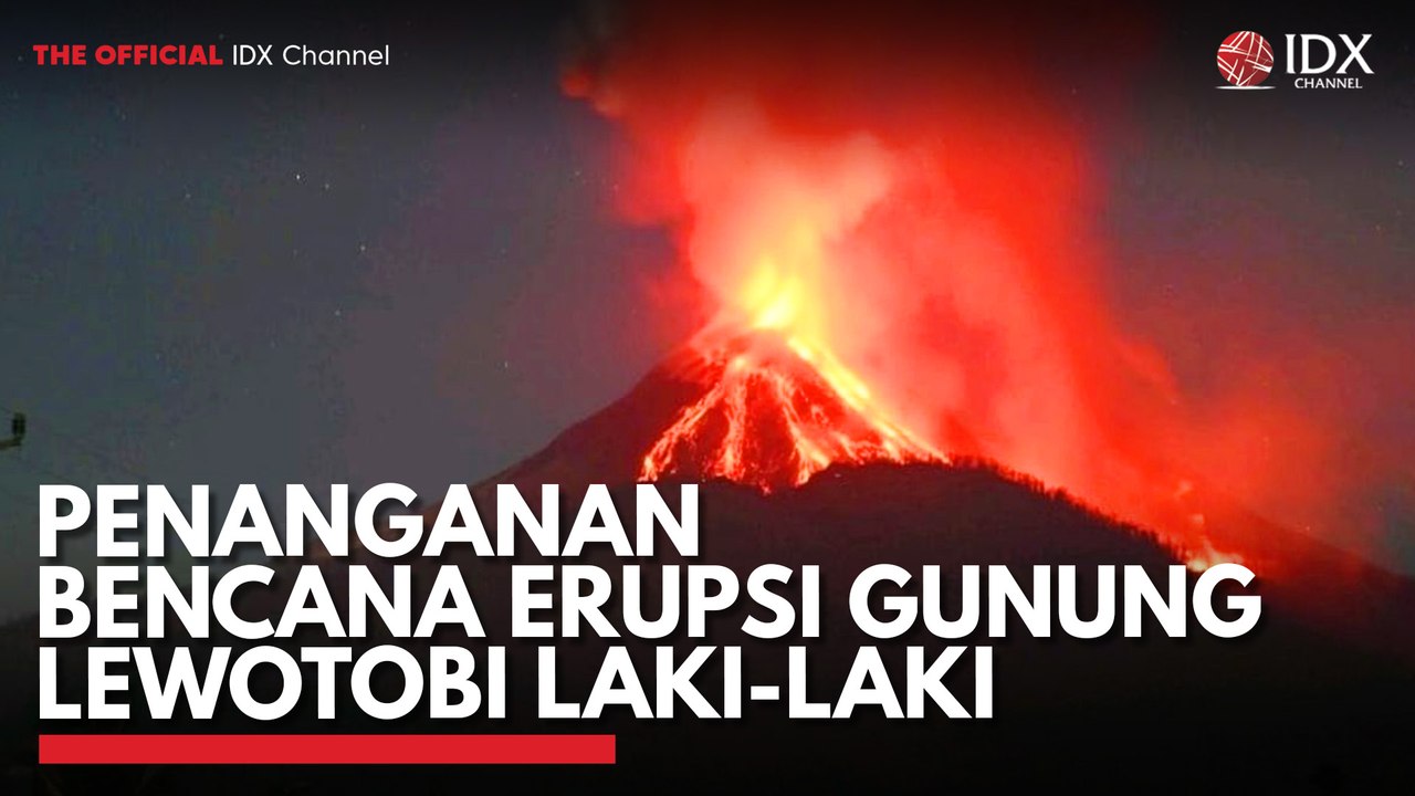 Penanganan Bencana Erupsi Gunung Lewotobi Laki-Laki