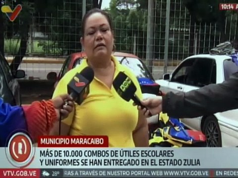 Zulia | Más de 10 mil estudiantes reciben uniformes escolares gratuitos en el mcpio. Maracaibo