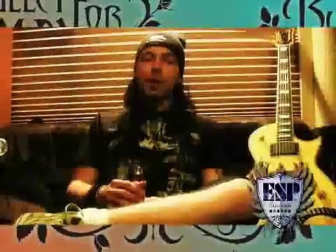 ESP Guitars with Bullet For My Valentine's Michael ''Padge'' Paget (2008)