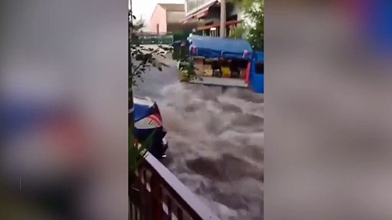 Torrential rains cause severe flooding in Sicily, Italy