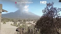 NO COMMENT: Las erupciones volcánicas dejan en tierra a los aviones en Bali