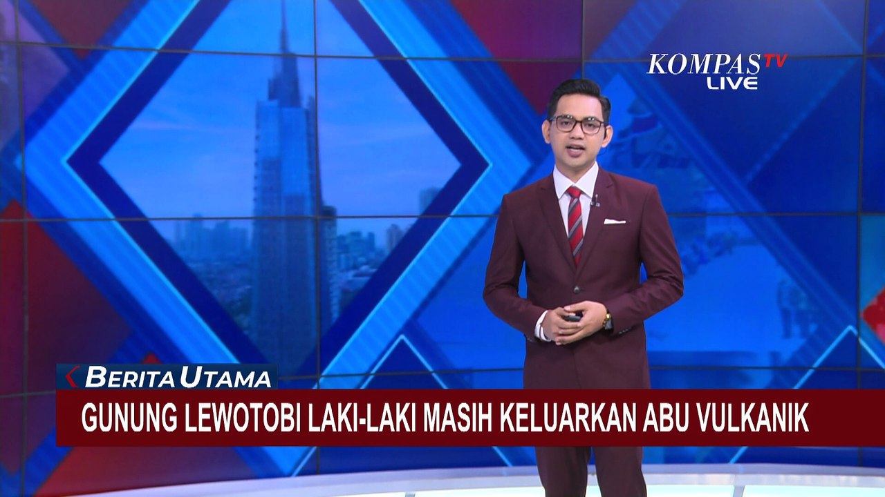 Terbaru! Gunung Lewotobi Masih Keluarkan Abu Vulkanik, Penerbangan Pesawat Tertunda