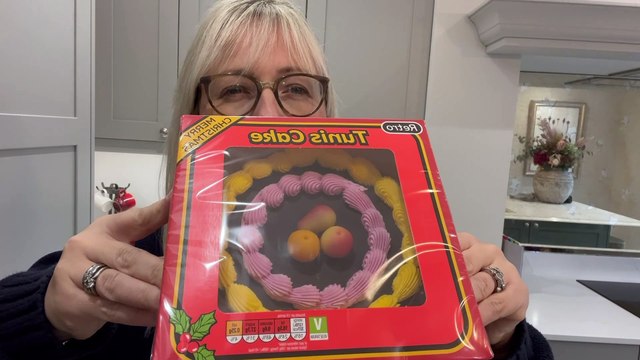 I try the retro Tunis cake Tesco has brought back from the 80s