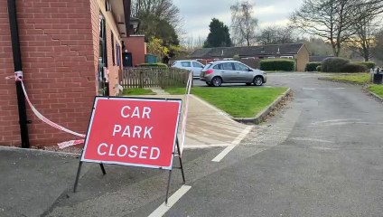 Vehicle hits church in Telford