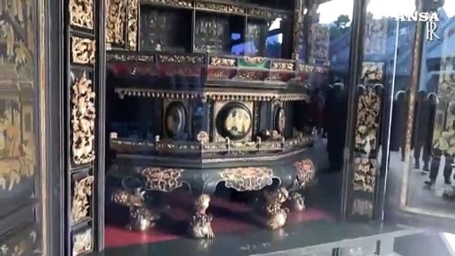 Cina, Mattarella visita il tempio Chen Clan Ancestral Hall