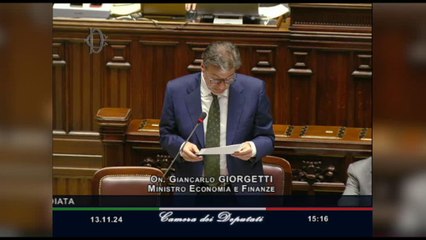 Pnrr, Giorgetti: a fine 2024 spesa oltre 20 mld, coerente con stima