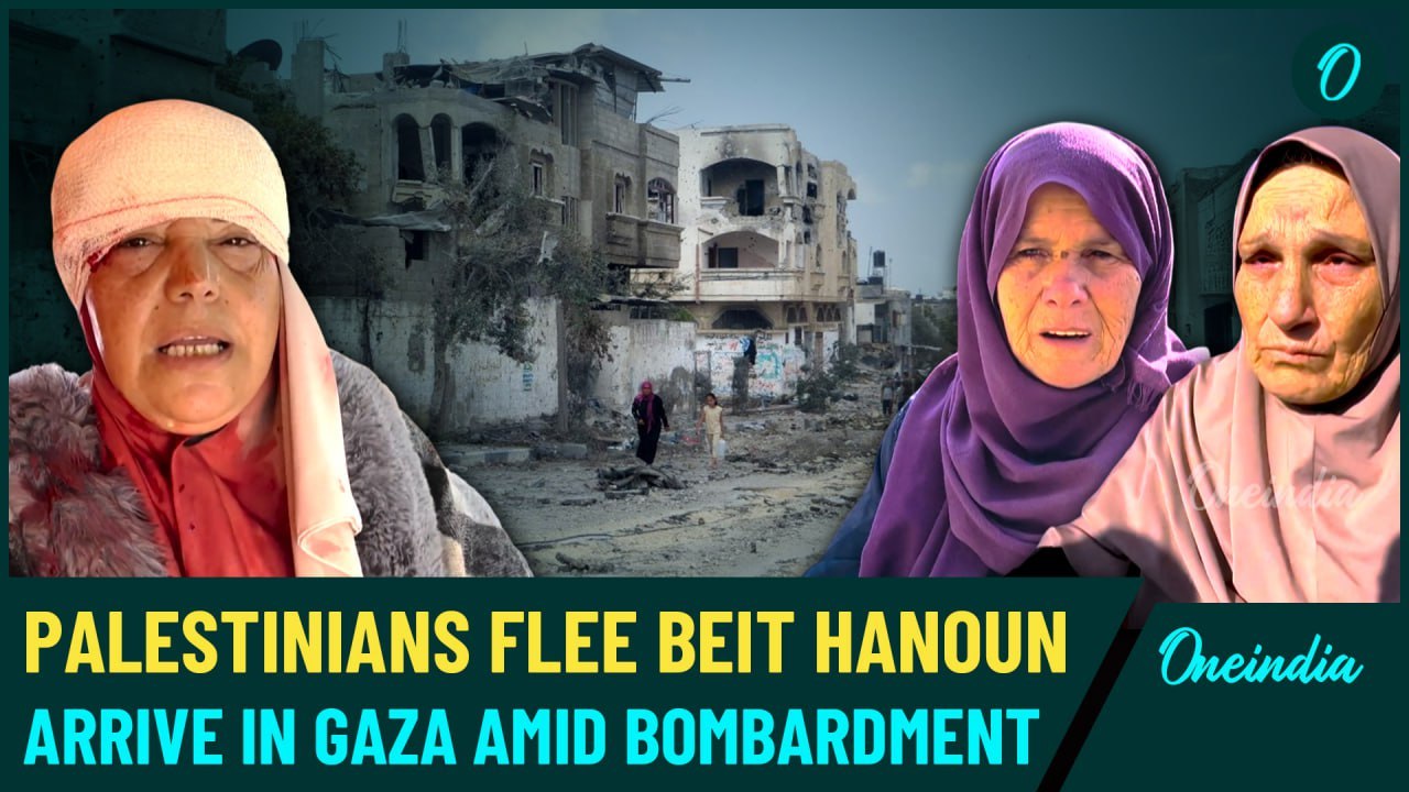 Palestinians Escape Deadly Israeli Airstrikes & Tanks— Watch Harrowing Journey Through Gaza Warzone