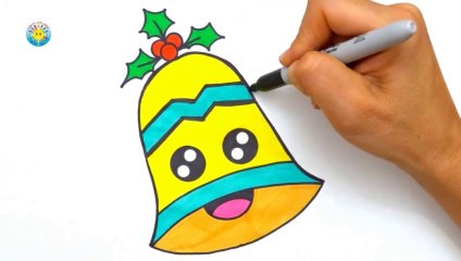 Dibuja una CAMPANA DE NAVIDAD!!!! Draw a CHRISTMAS BELL !!!
