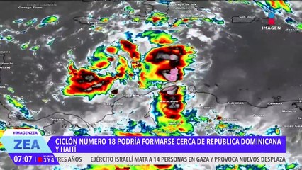 El ciclón número 18 podría formarse terminando esta semana