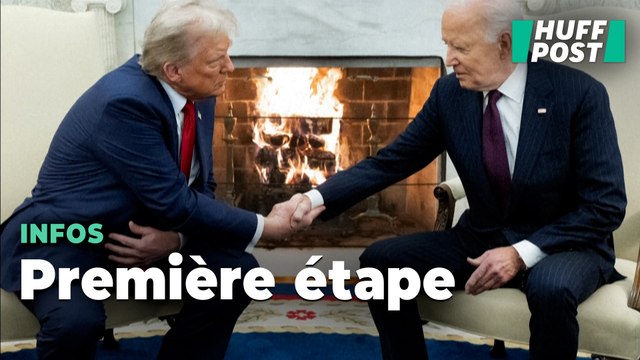 Donald Trump a été reçu à la Maison Blanche par Joe Biden