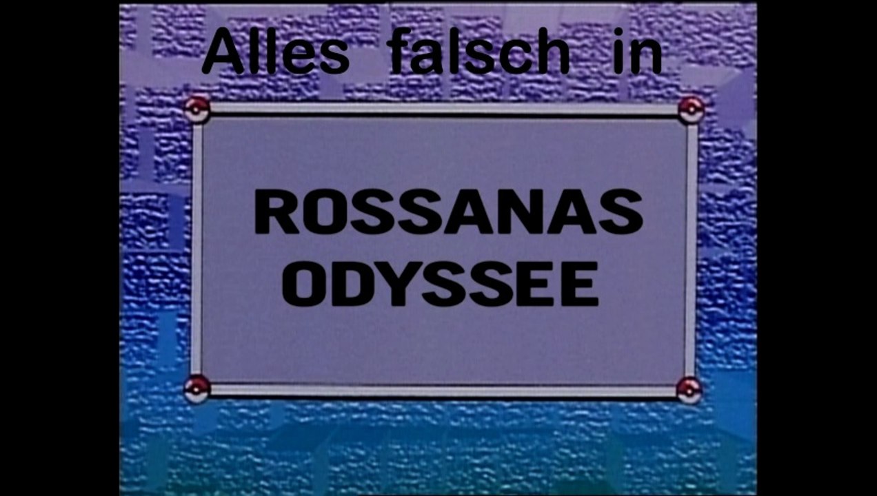 Alles Falsch in Pokémon: Episode 36 (Rossanas Odyssee)