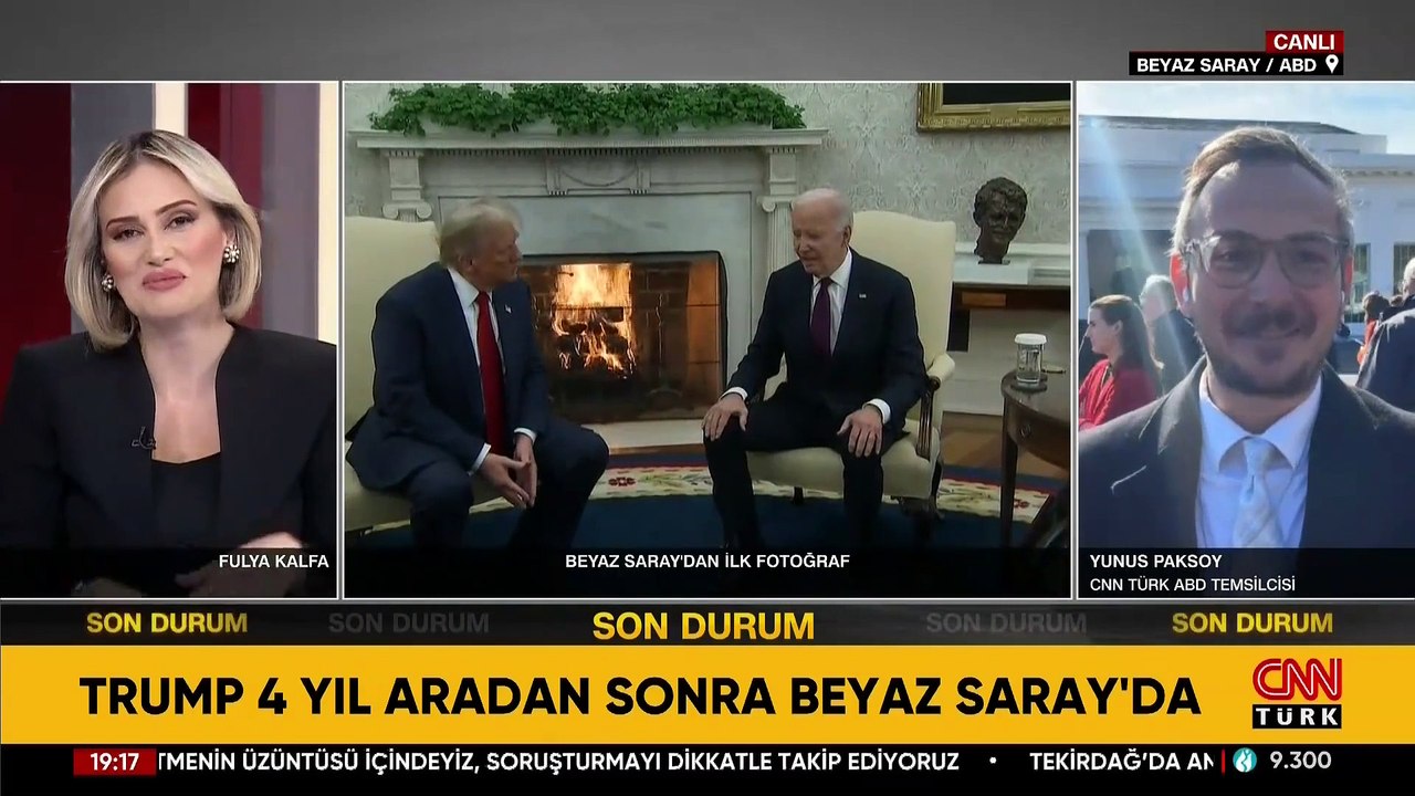 SON DAKİKA HABERİ: Donald Trump 4 yıl sonra Beyaz Saray'da