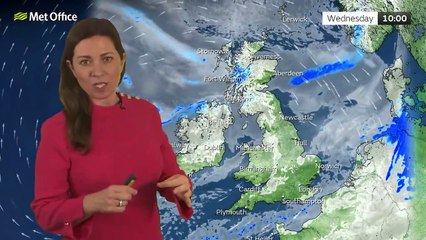 Met Office Tuesday Evening Weather Forecast 12/11/2024