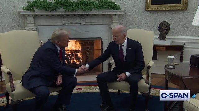 Trump meets with Biden in the White House after election victory