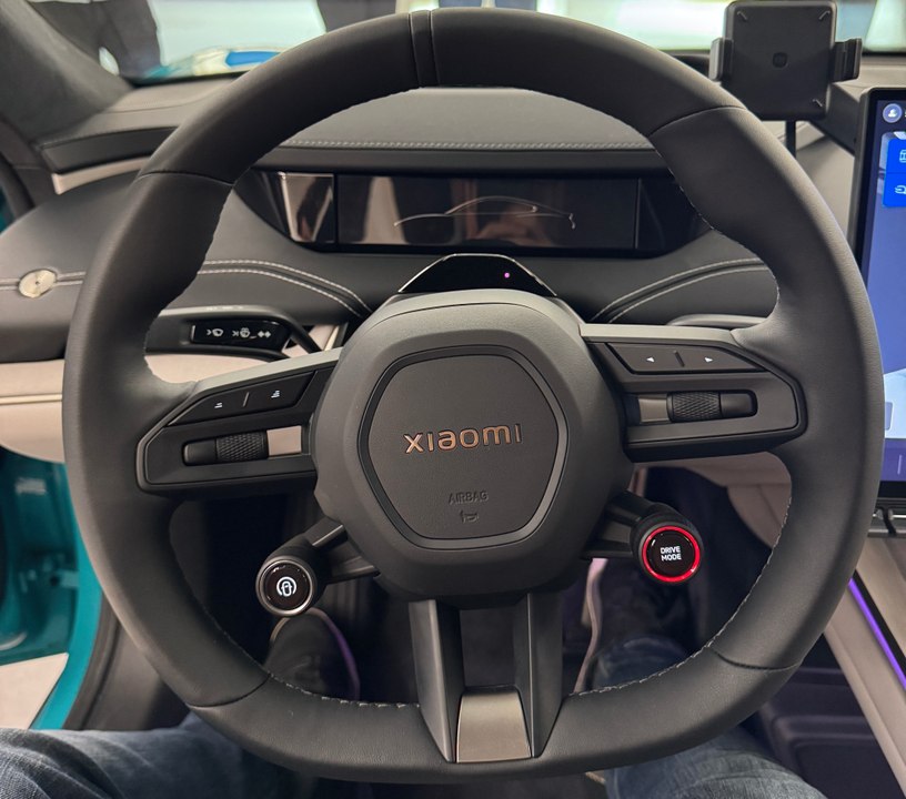 Interior del coche EV Xiaomi SU7