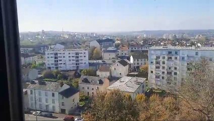 Ascenseur panoramique de la résidence Montjovis à Limoges