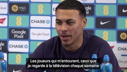 Angleterre - Morgan Rogers : "Les joueurs qui m'entourent, je les regarde à la télévision chaque semaine"